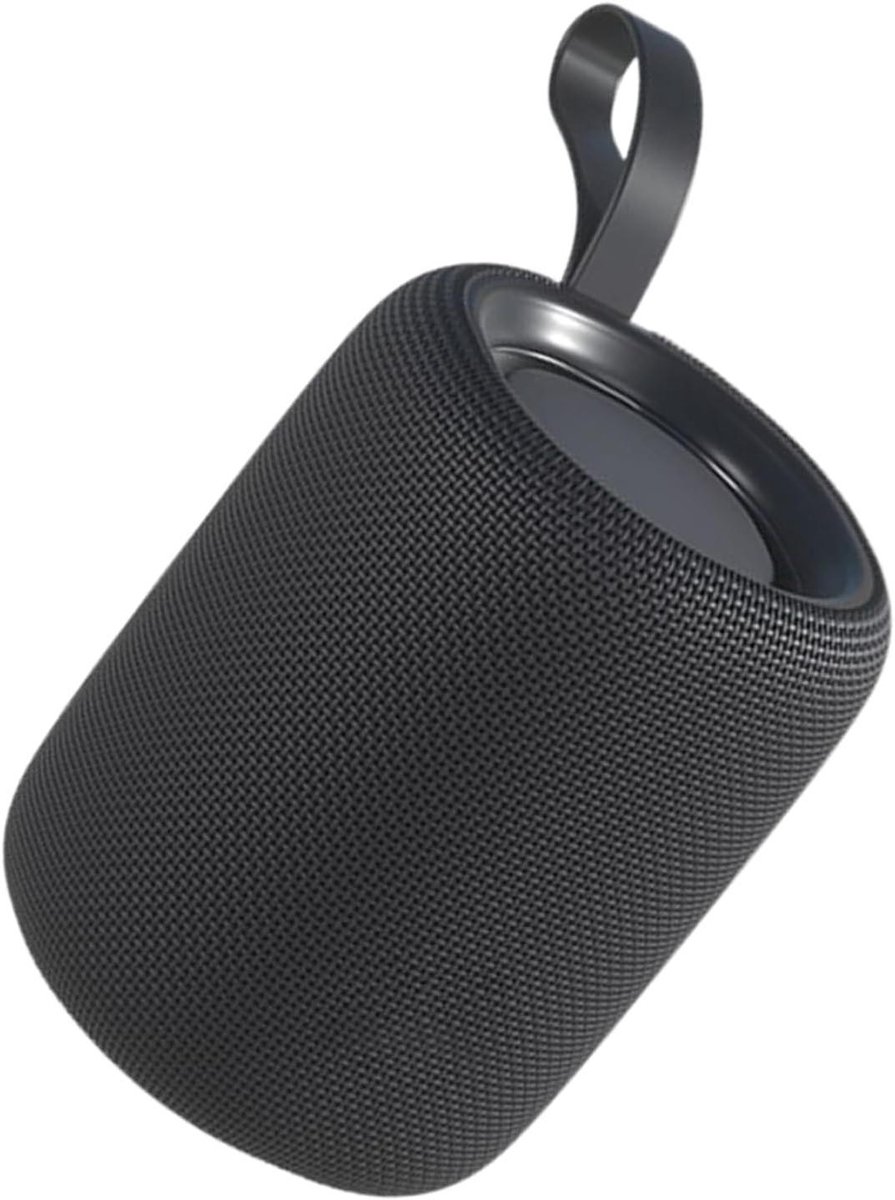 Waterproof Speaker - Draagbare Audio - Buiten Muziek - Met RGB Licht - 12.3x9.5cm - Zwart