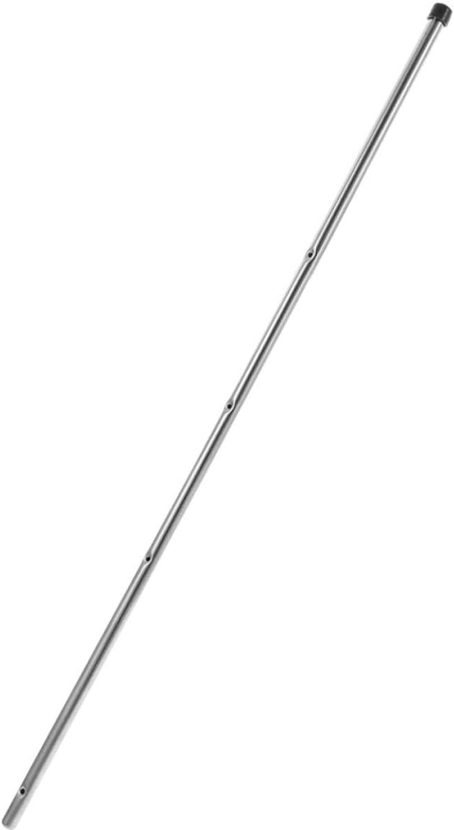 Tafelvoetbal Paal - Vervangingsonderdeel - Spelonderhoud - Robuuste ijzeren constructie - 41.5 cm - Zilver