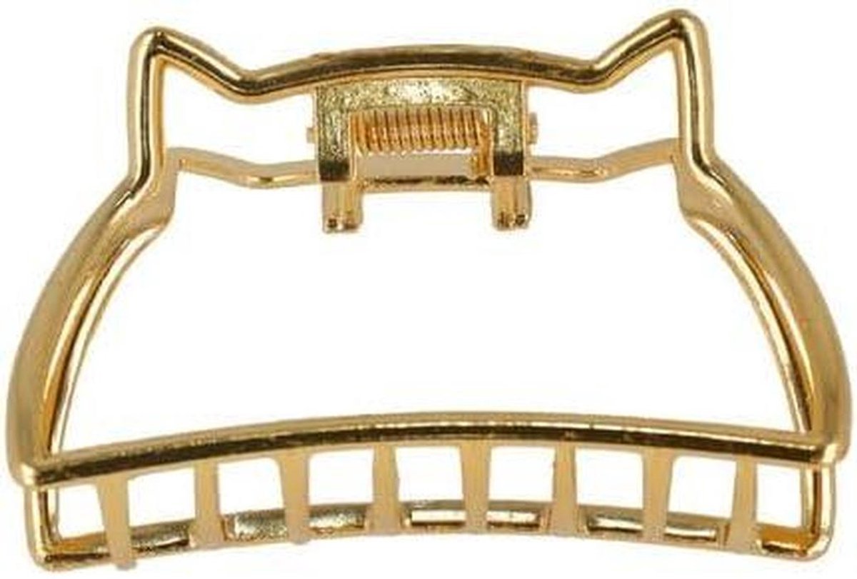 Haarspeld Haarklem - Kat Klem - Haar Stylen - Kat Vorm - 7 cm - Goud