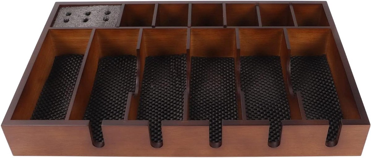 Kapper Clipper Lade Kapper Clipper Organizer Lade Groot Gebied Schuifvast Houten Kapper Clipper Houder Organizer voor Haar Schoonheidssalon