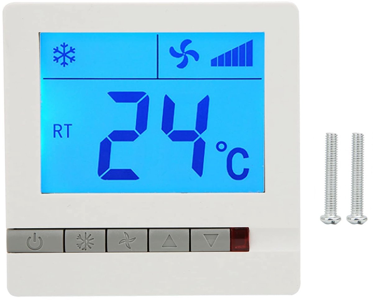 Cosensi - Dailygoods - Digitale Thermostaat met LCD Display voor Klimaatcontrole