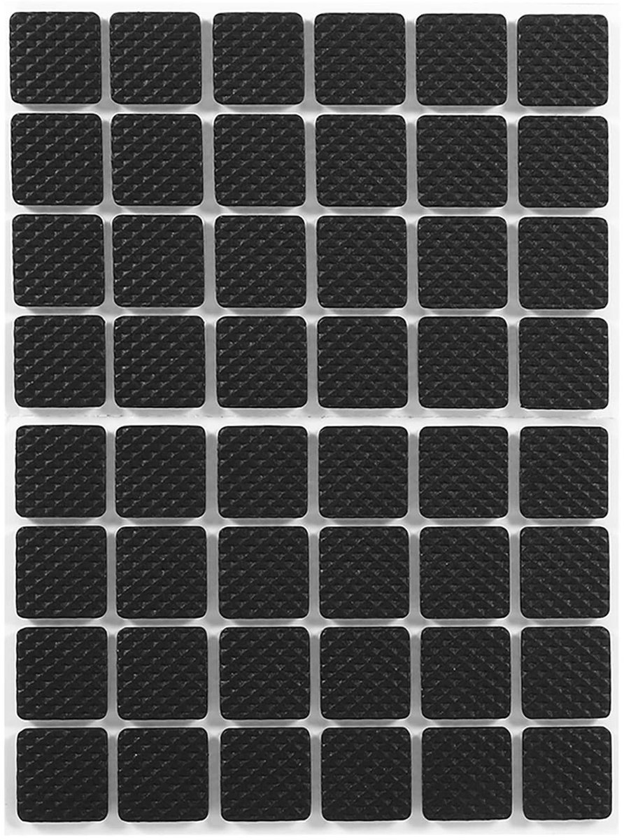Cosensi - Dailygoody - Rubberen Voetzolen Antislip - Vloerbescherming - Zwart - Zelfklevend - 2 Stuks - 9.8x15cm - Geschikt voor Meubels