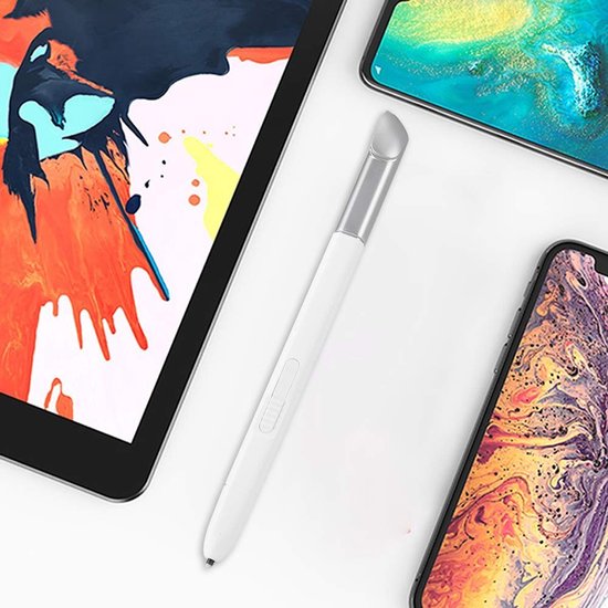 Cosensi - Dailygoods - Dailygoody - Touch Stylus S Pen - Tablet Stylus - Wit - Precisie en Comfort - Geschikt voor Galaxy Note 10.1 - Aluminium — afbeelding 4