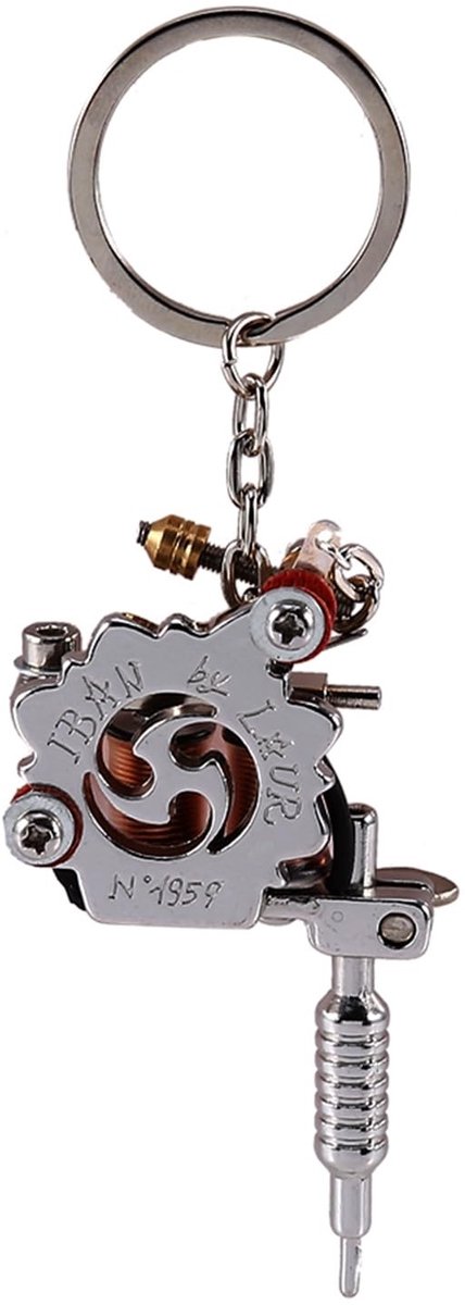Cosensi - Dailygoods - Mini Tattoo Machine Sleutelhanger, Unisex Design