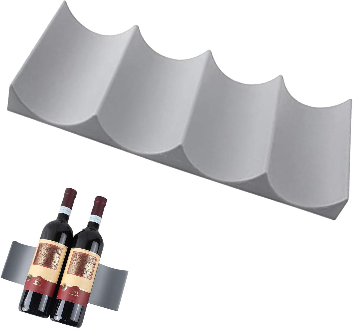 Cosensi - Antislip Plastic Flessenhouder voor 10 Flessen