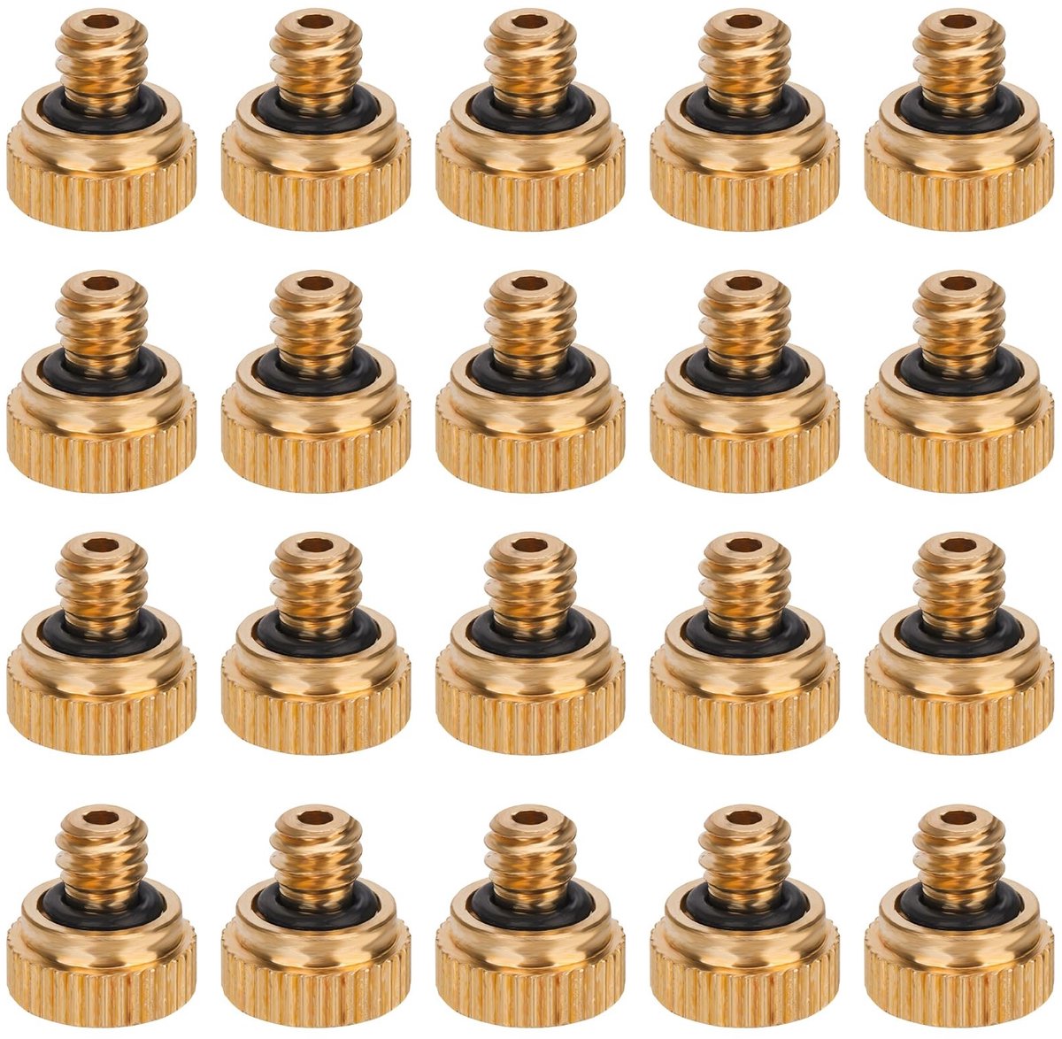 Messing T-stukken - Dailygoods- Vernevelingsnozzles 20st