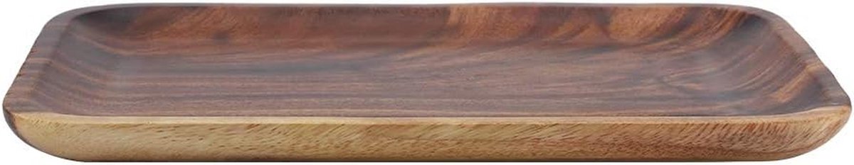 Houten Sushiblad - Serveerschaal - Snacks Presenteren - Natuurlijke Houtnerf - 25x17cm - Bruin
