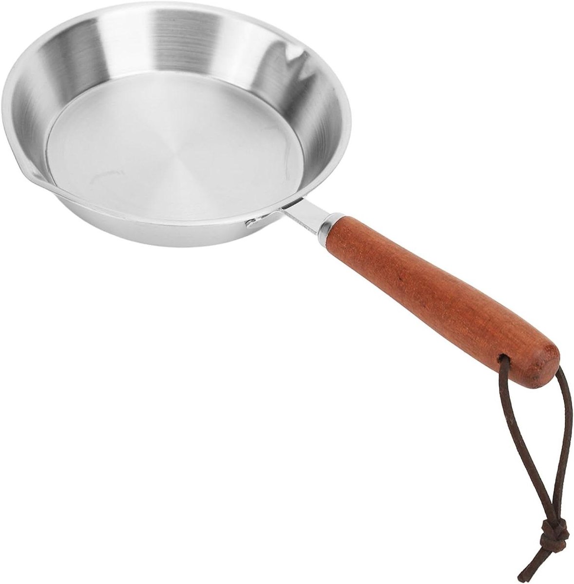 Koekenpan Klein Koekepan Koekenpan Gebakken Eieren Roestvrij Staal 16cm Diameter Zilver