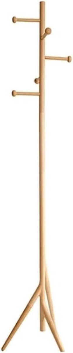 Kapstok Hout - Kledinghanger Staand - Orde Scheppen - Stabiele Driehoekbasis - 171 cm Hoog