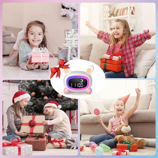 Kinderwekker - Digitale Wekker Slaapkamer - Slaaptrainer Kinderen - ochtendwekker — afbeelding 4