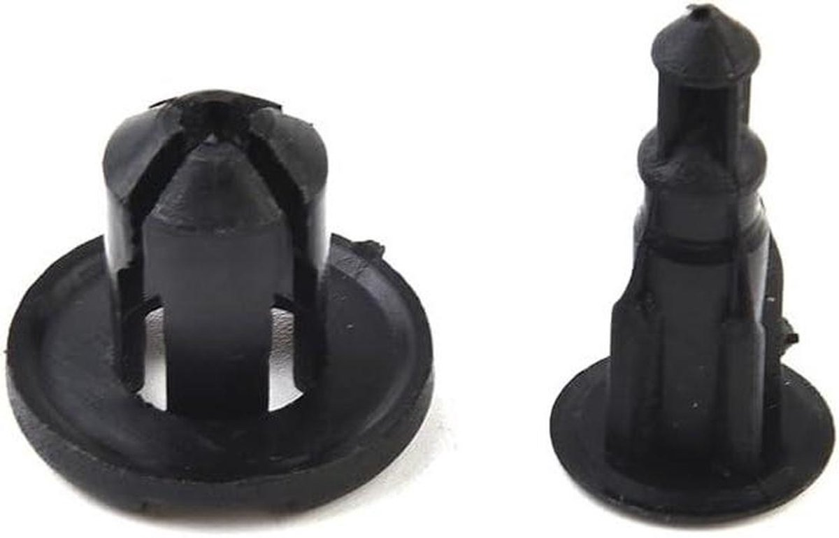 Bevestigingsclips - Klinknagels Clips - Auto Reparatie - Directe Vervanging - 20 Stuks - Zwart