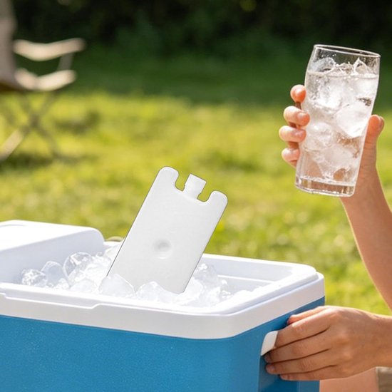 Koelelementen Koelbox - IJspakken Vriesblokken - Buiten Kamperen - Herbruikbaar Vrieselement - 150 ml - Blauw — afbeelding 2