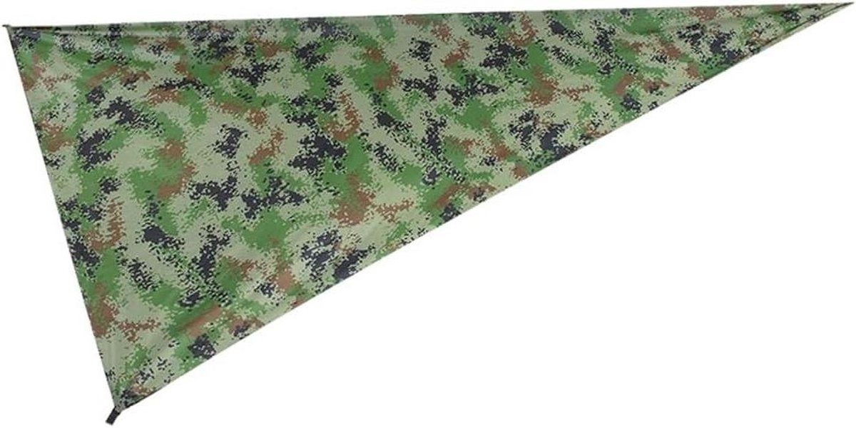 Hangmat nylon - Kampeerhangmat schommel - Buiten ontspannen - Lichtgewicht doek - 1-persoons - Groen
