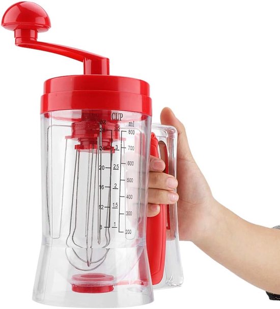 Beslag Dispenser - Mixer Blender - Bakken Maken - Handbediend Gemak - 215 cm - Transparant — afbeelding 4
