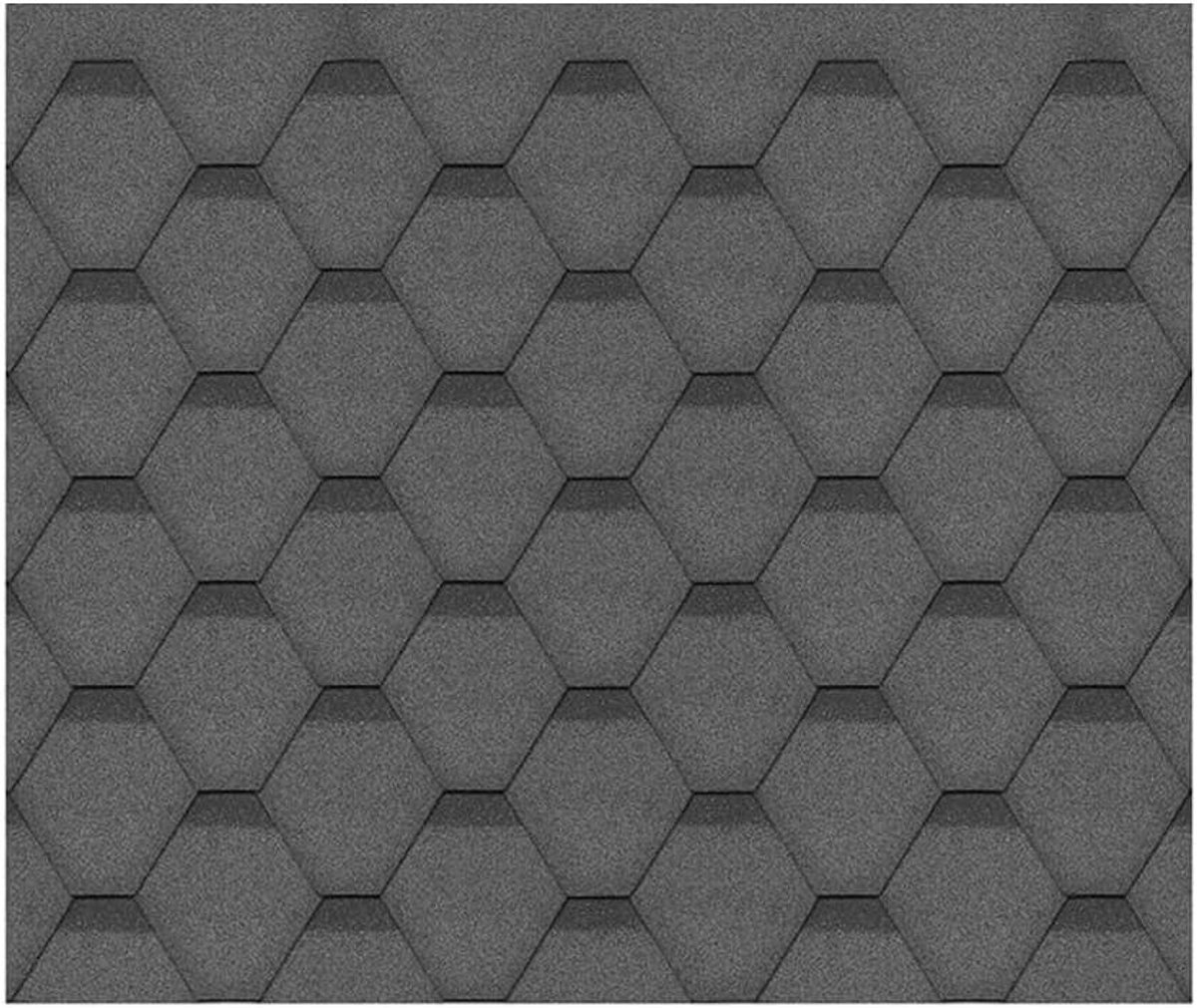 Dakshingles Zeshoekig - Bitumen Bedekking - Tuinhuis Afwerken - Weerbestendig Materiaal - 