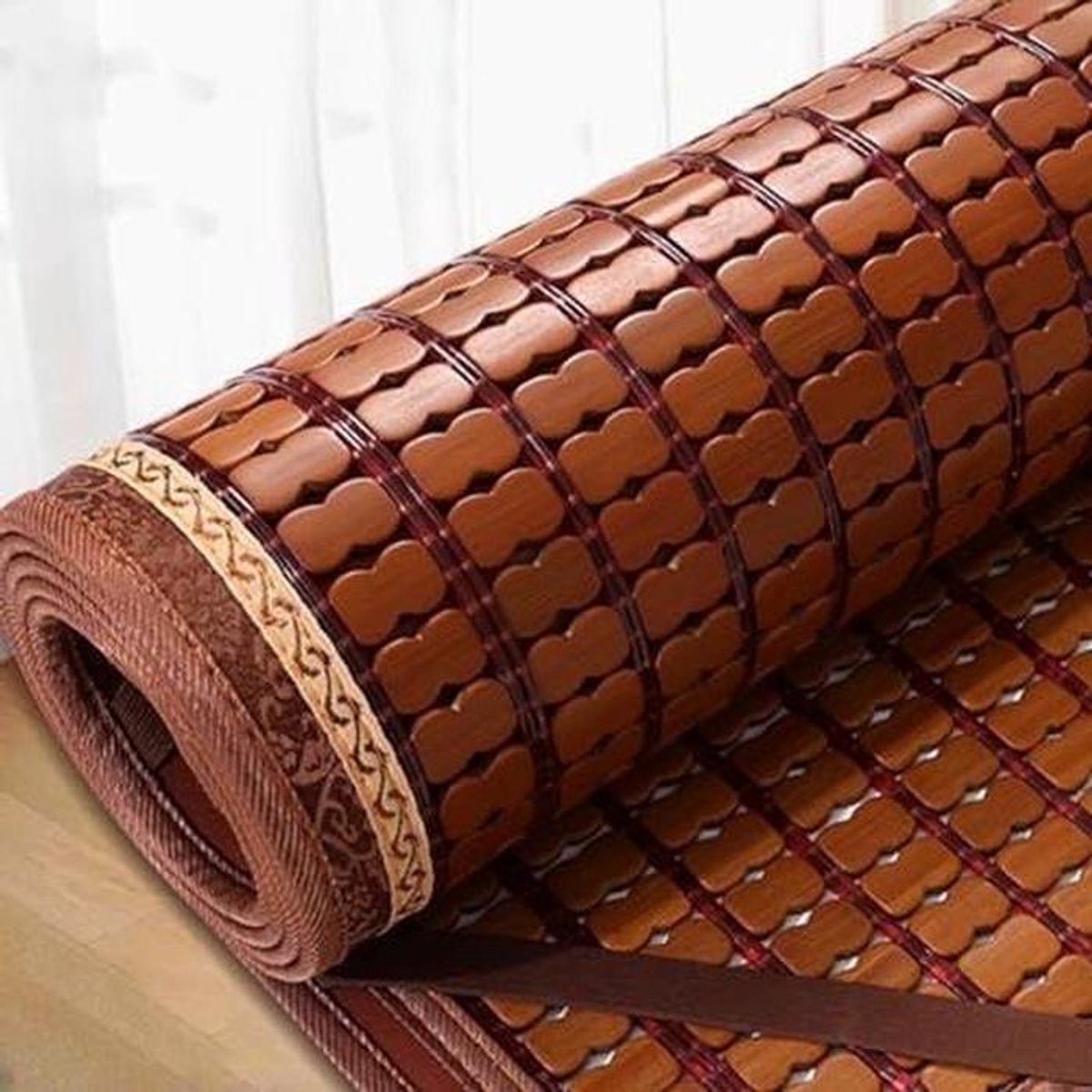 Bamboe Springmat - Koelmat - Zomer Comfort - Opvouwbaar Ontwerp - Meerdere Maten - Natuurlijk