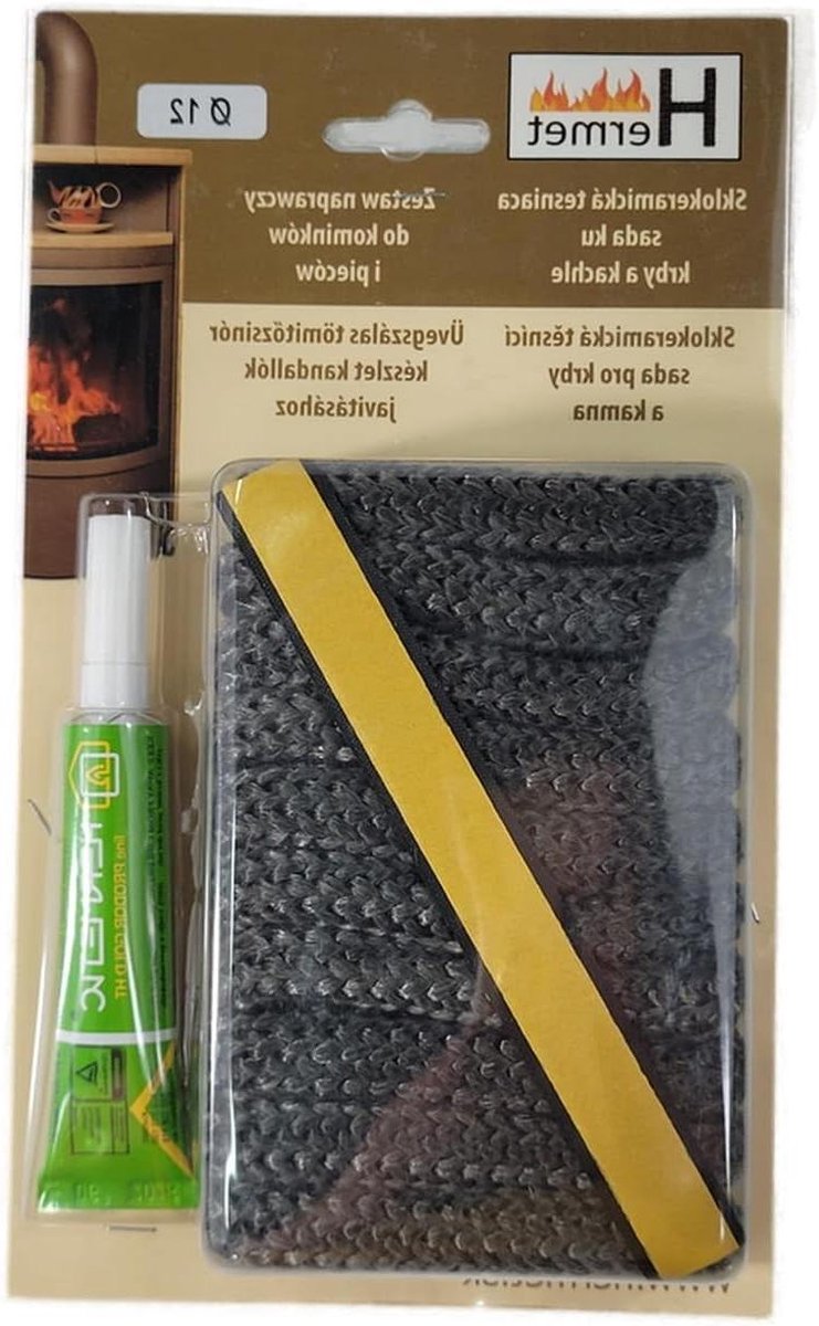 Vervangingsonderdeel Oven - Reparatieset Haard - Oven Reparatie - Origineel Onderdeel - 2.5 Meter - Zwart