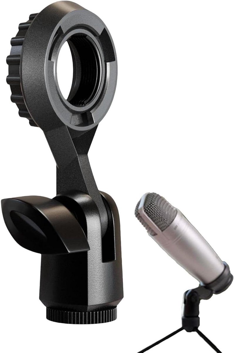 Microfoonstandaard - Microfoonhouder - Audio Opnemen - Volledig Metalen - 10 x 4 x 4 cm - Type A