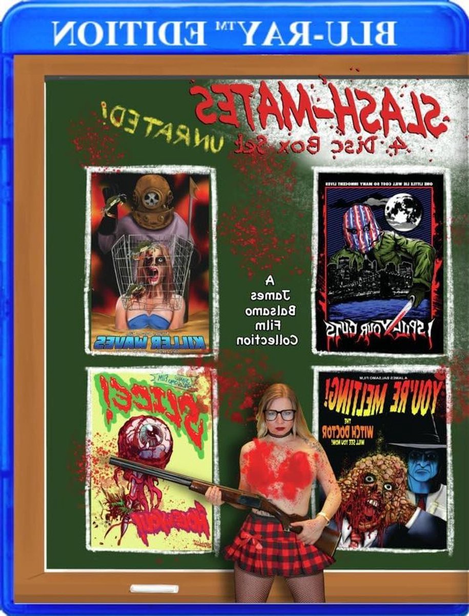 Film Collectie - Horror Box - Film Avond - Vier Disc Set - 120 gram - Niet gespecificeerd