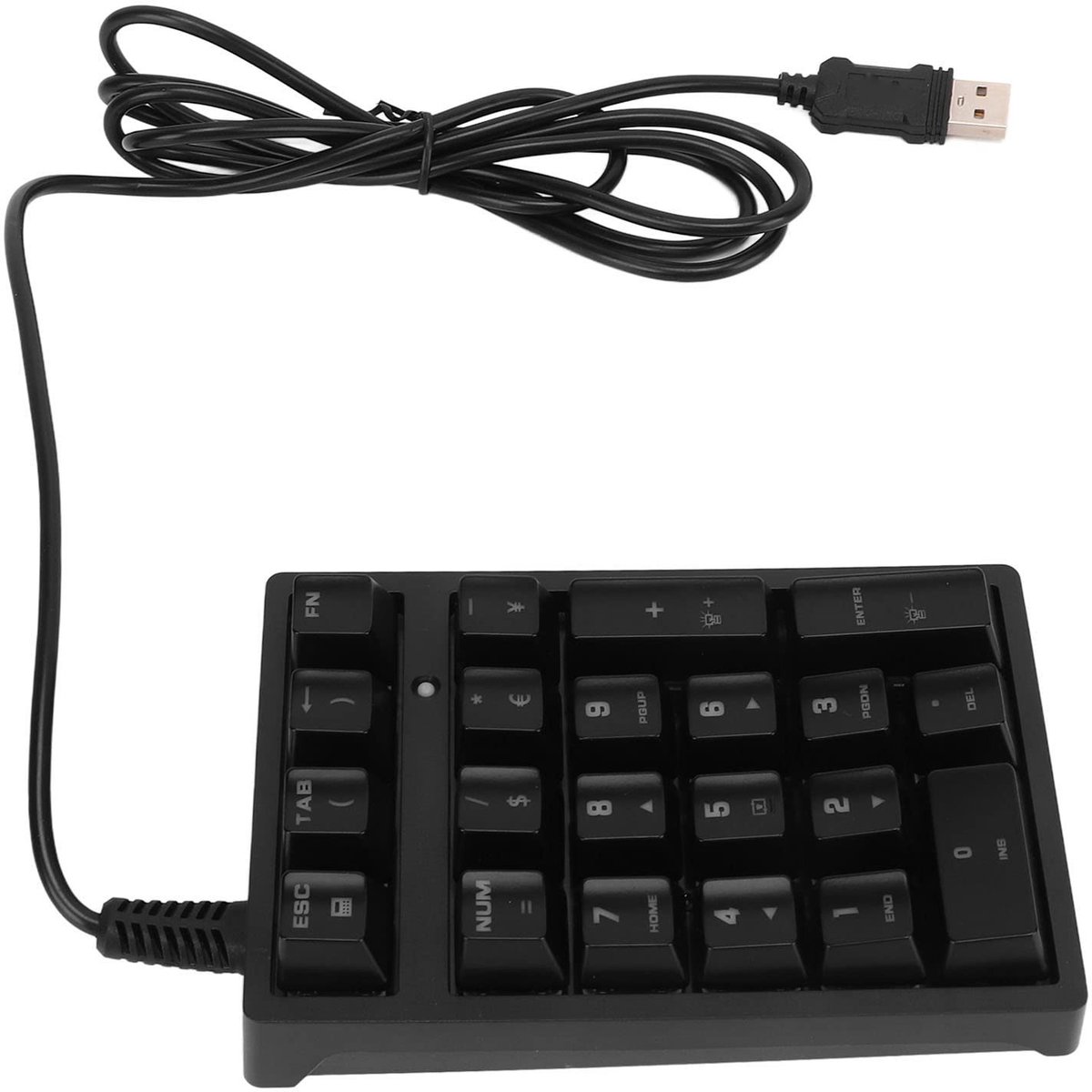 Dailygoods - Dailygoody - Numeriek Toetsenbord - USB Numpad - Bedraad en Compact - 21 Toetsen - Ideaal voor Thuis en Kantoor - Gebruiksvriendelijk