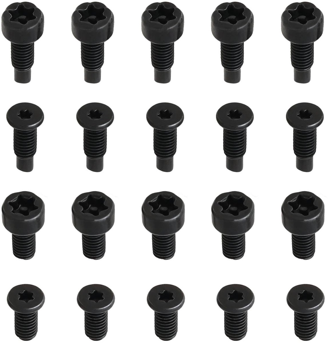Dailygoods - Set van 80 Deurbel Schroeven voor Vervanging