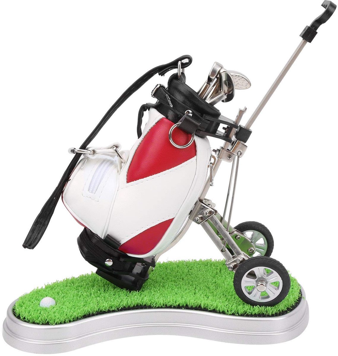 Dailygoods - Cosensi - Dailygoods - Desktop Golfpennenset met 3 Balpennen en Tas