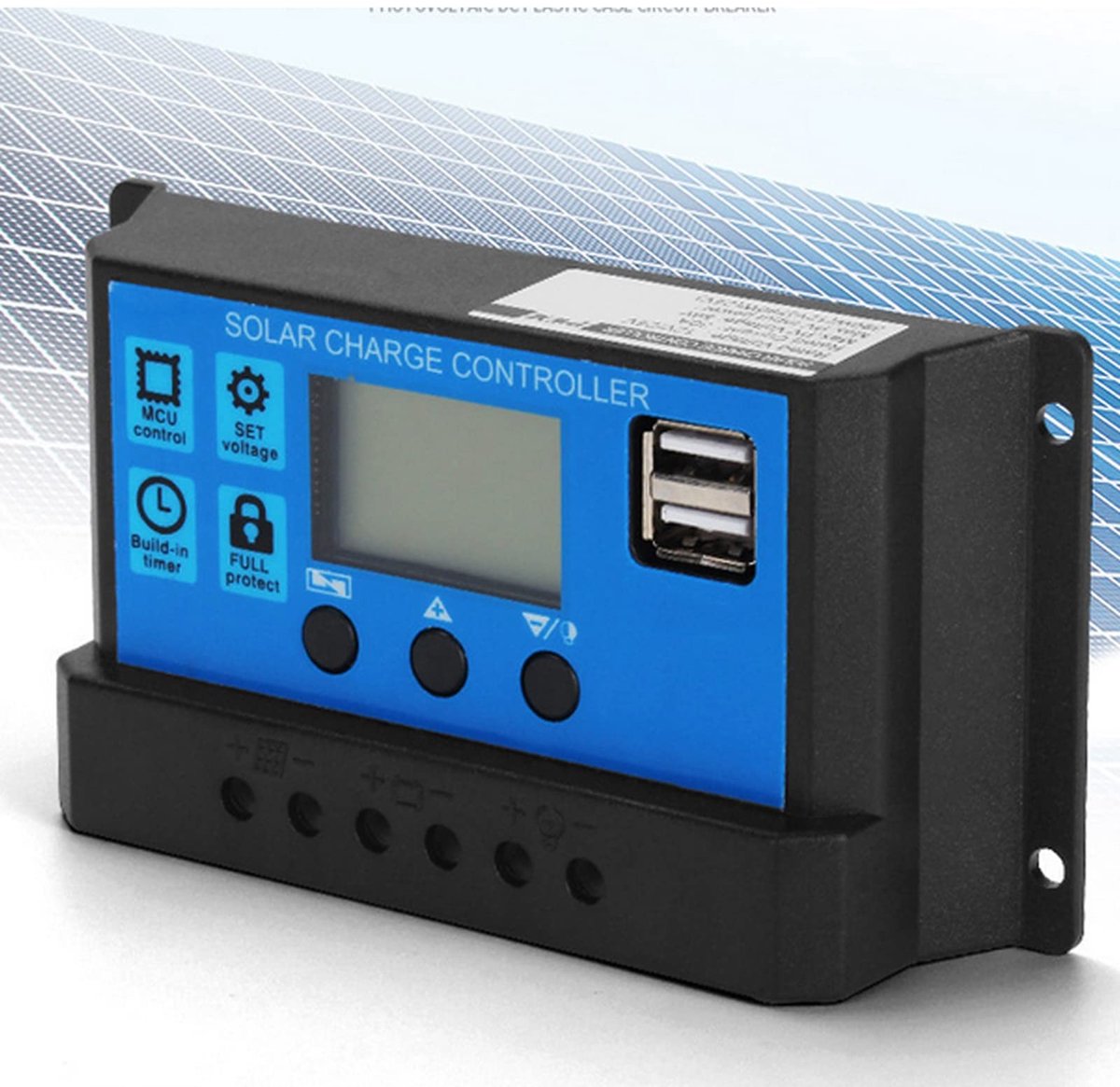 Dailygoods - Dailygoody - Solar Laadregelaar - MPPT Technologie - Efficiënte Energieoplossing - 24V Zonnepaneel - PWM-controller - Betrouwbare Oplader voor Auto's
