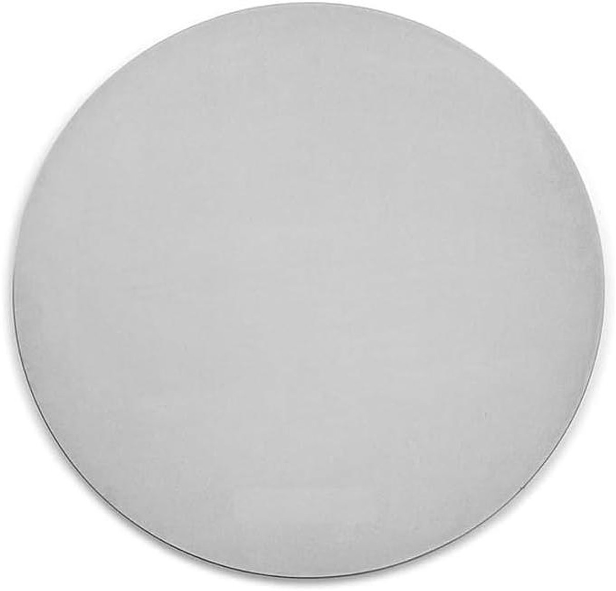 Pizzastaal Rond - Bakplaat Staal - Pizza Bakken - 8mm Dik Staal - 34 cm - Zwart