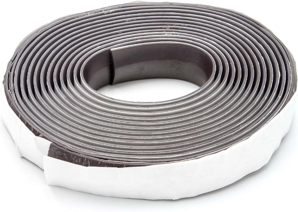 Magneetband Robotstofzuiger - Virtuele Muur - Gebied Afbakenen - Zelfklevend - 450 cm - Zwart
