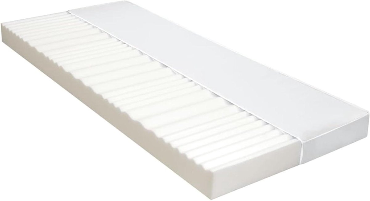 Schuimmatras 7 Zone - Bezoekersmatras - Goede Nachtrust - Verbetert Wervelkolom - 80 x 200 cm - Wit