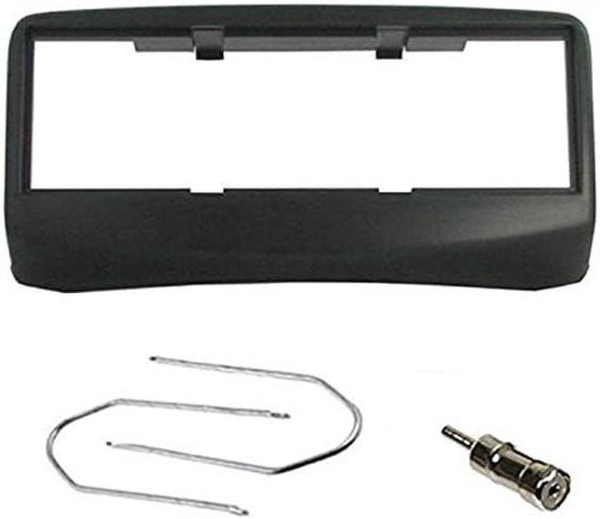 Radiopaneel Frame - Autoradio Adapter - Auto Audio - Compleet met Sleutels - 1 DIN - Zwart
