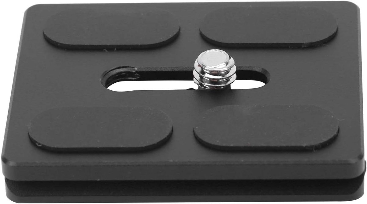 Snelkoppelingsplaat - Camera Adapter - Stabiliteit Vergroten - CNC Aluminium - 5x4.2 cm - Zwart