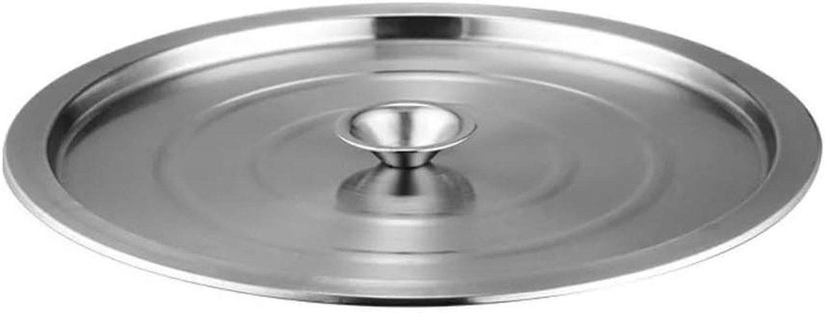 Pan Deksel - Kookgerei Deksel - Energiezuinig Koken - Hittebestendige Handgreep - 30 cm - Zilver