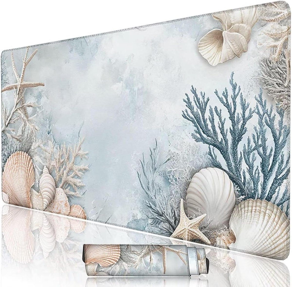 XXL Muismat - Bureauonderlegger - Bureau Organisatie - Waterafstotend Oppervlak - 100x50 cm - Abstract Design