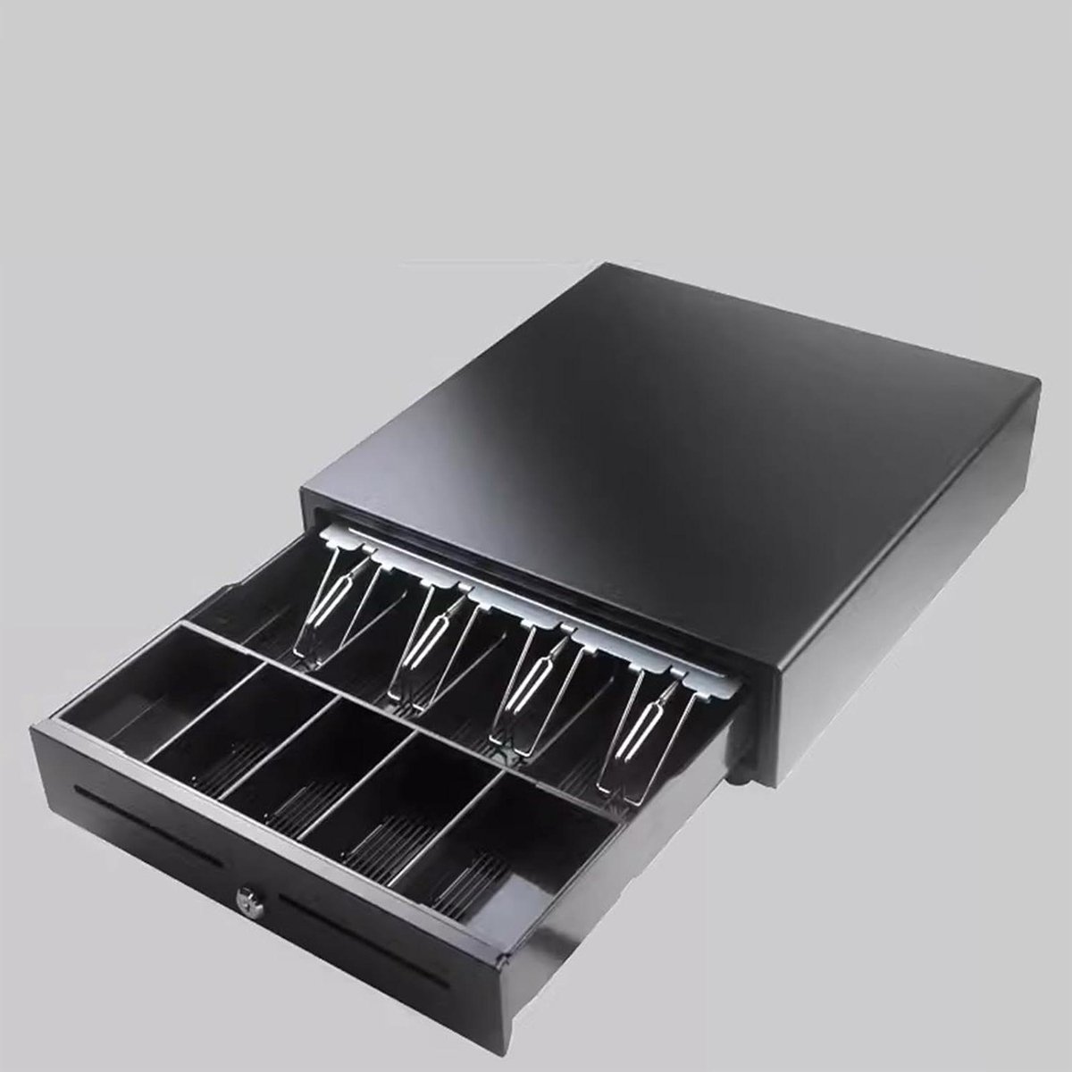 Kassalade - Geldlade - Winkel Organisatie - Verplaatsbaar Muntenvak - 40.5 cm - Zwart