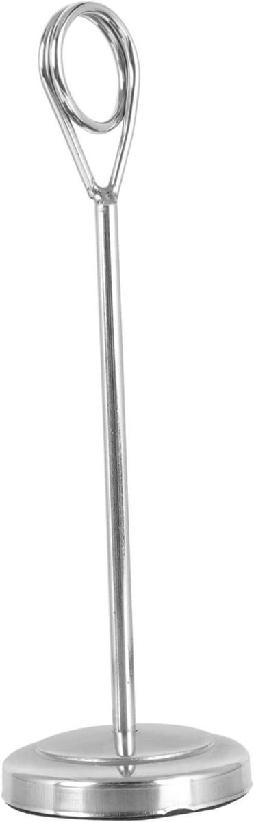 Menukaarthouder - Tafelnummer standaard - Menu tonen - Roestvrij staal - 165 cm - Zilver
