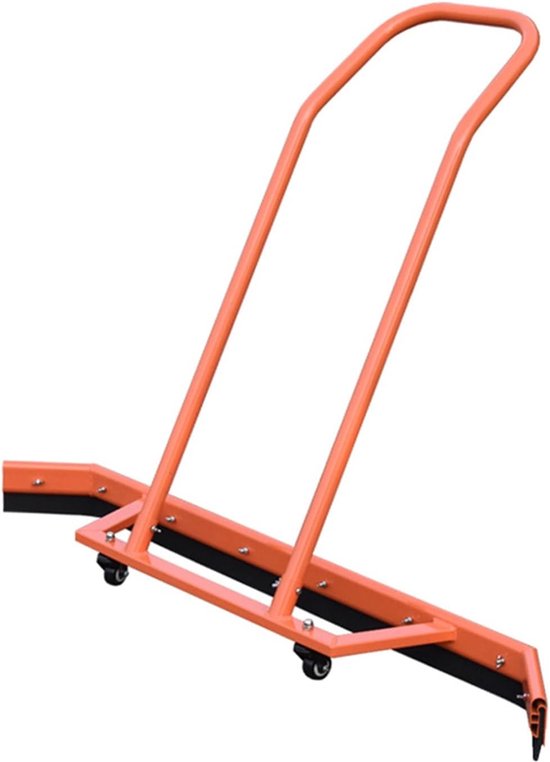 Baanreiniger - Waterwisser Vegen - Sportveld Onderhoud - Lichtgewicht Aluminium Frame - Met Wielen - Groen — afbeelding 5