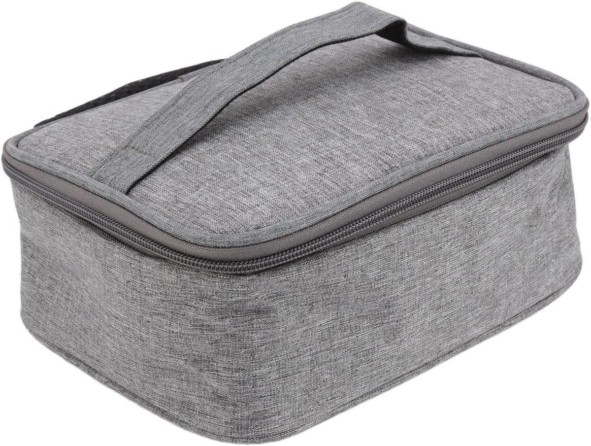 Draagbare Oven - Elektrische Lunchbox - Warme Maaltijden Onderweg - USB-verwarming - 2500 cc - Grijs