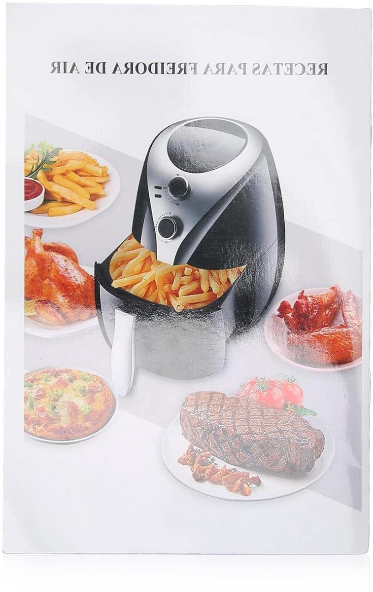 Kookboek Airfryer - Receptenboek - Lekker Koken - 32 Recepten - 18 x 12 cm - Kleurrijk