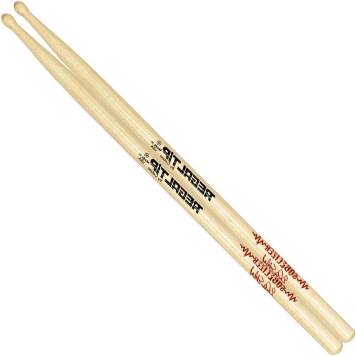 Drumstokken - Percussie stokken - Muziek maken - Zwaar ontwerp - 44.8 cm - Natuurlijk