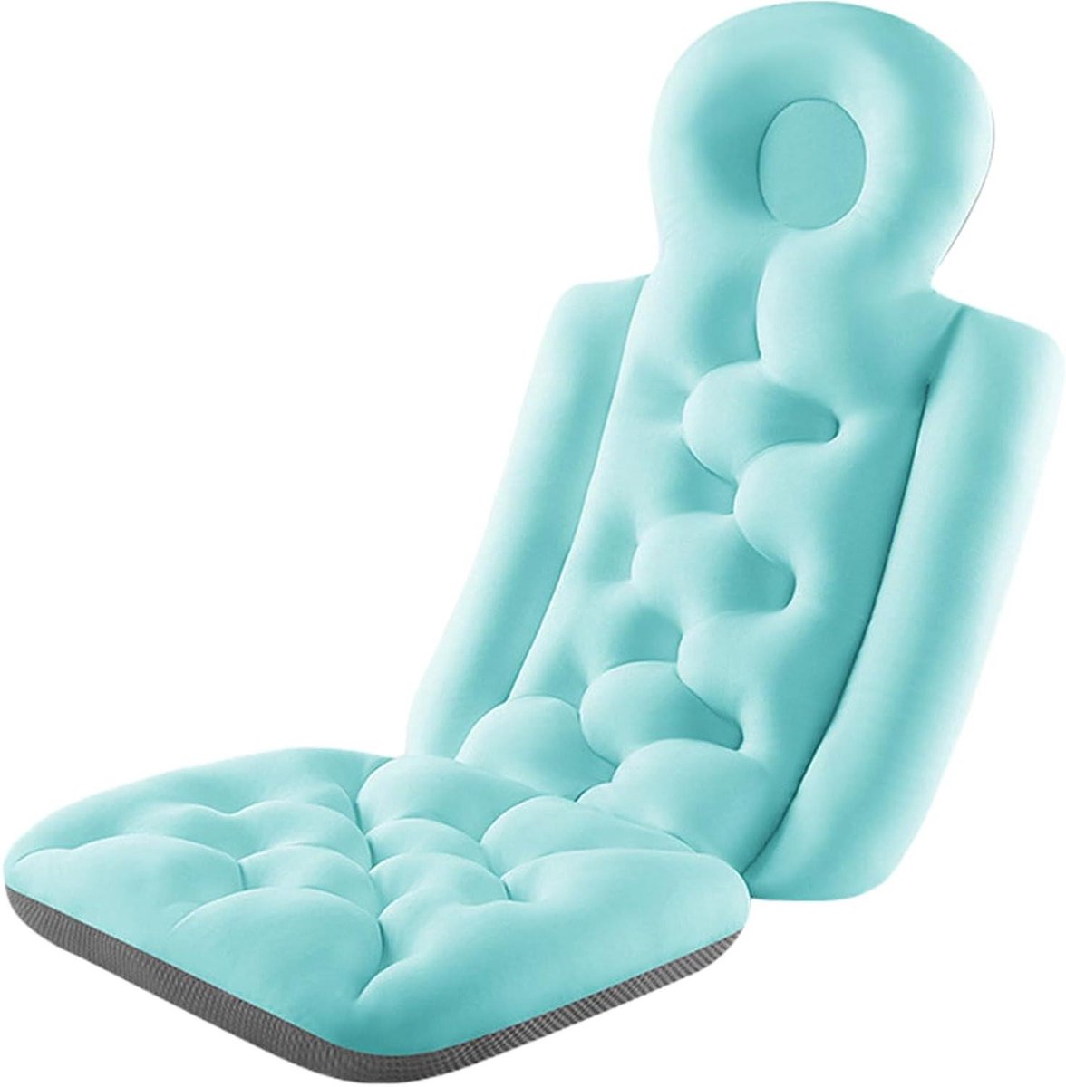Badkussen - Badmat - Ontspanning thuis - Volledige lichaamssteun - 40 x 93 cm - Blauw
