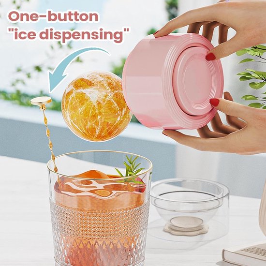 IJsmal voor Ijsballen,Bartendingaccessoire voor Drankjes - Ronde Ijsbol Maker - Voor Thuis, Appartement, Café, Restaurant — afbeelding 2