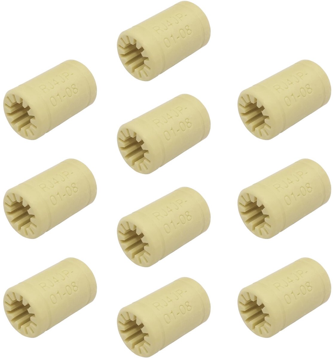 Dailygoods - Dailygoody - Linear Lager - 10x RJ4JP-01-08 - Vervangingslager voor 3D Printer - 8mm - Hoogwaardige kwaliteit - Betrouwbare prestaties - Geschikt voor...