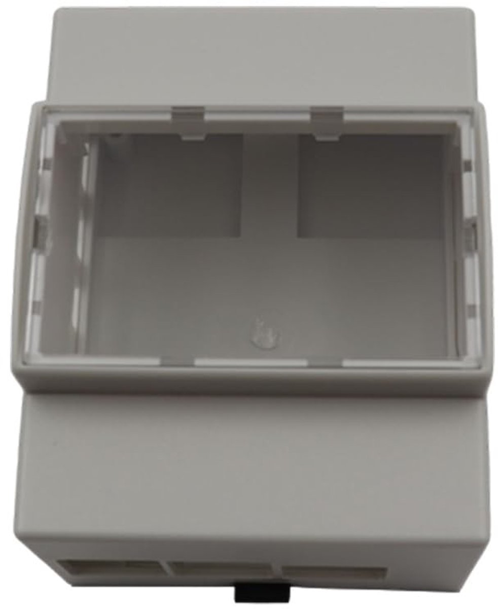 Dailygoods - Dailygoody - Raspberry Pi 4 hoes - DIN-rail ABS-behuizing - Ruim interieur - Geschikt voor PoE en uitbreidingsbord - Eenvoudige montage - Perfect ...
