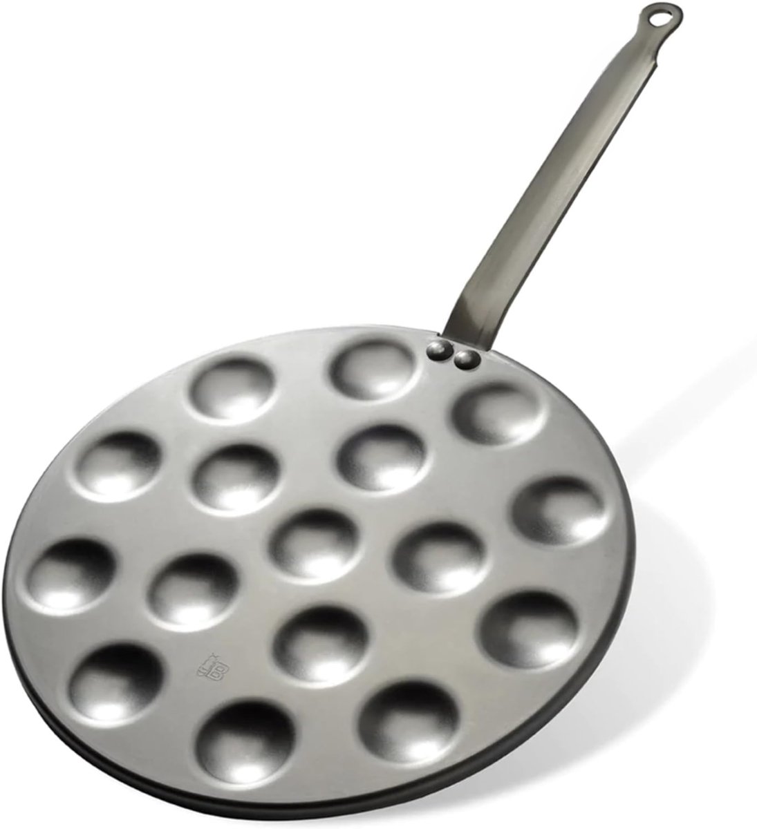 TIM® Poffertjespan electrisch - Poffertjespan - Poffertjespannen - Zilver - 27cm x 27cm x 3cm