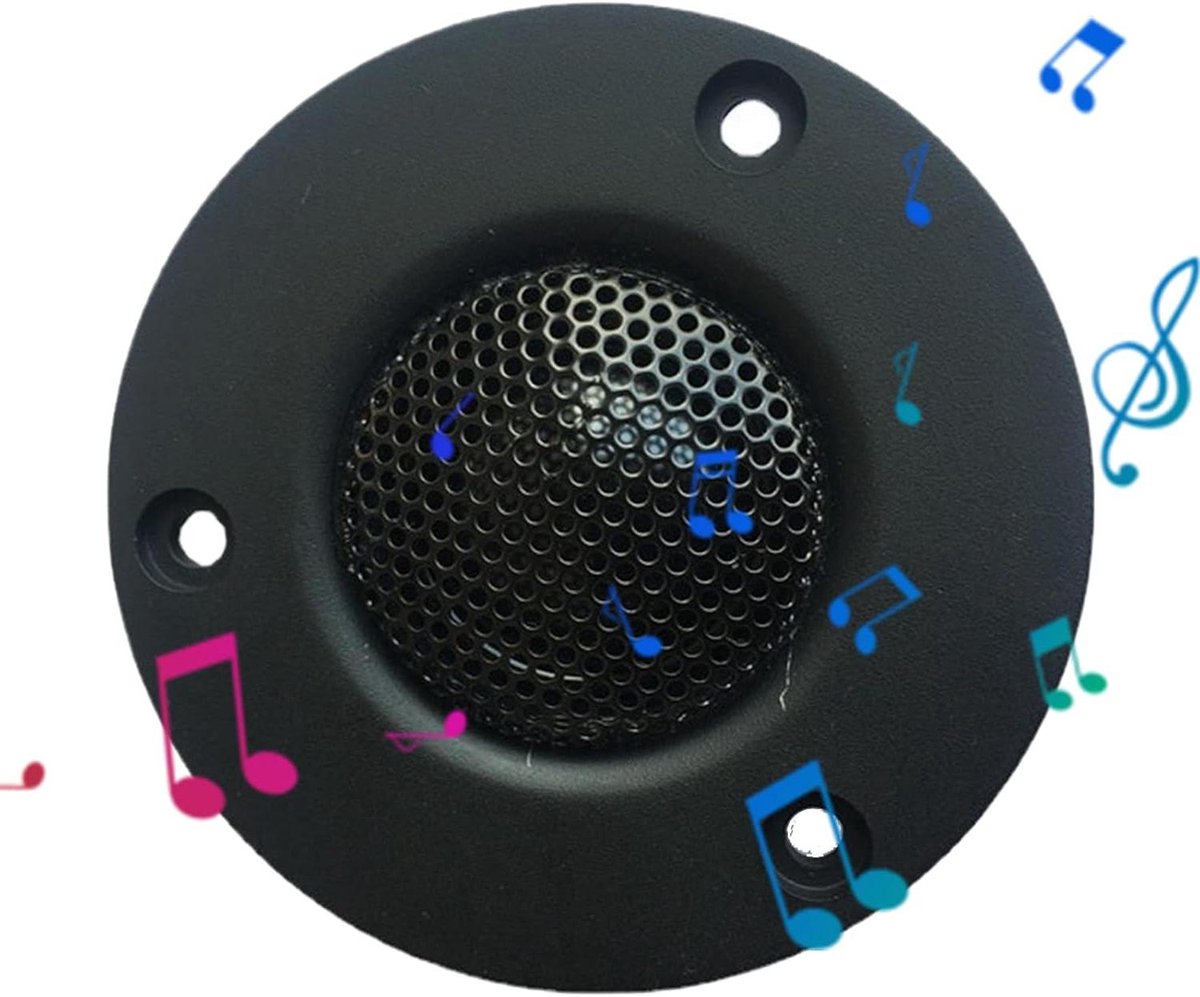 Auto Luidsprekers - Hoge Frequentie - Audio Upgrade - Compact Ontwerp - 74 mm - Zwart