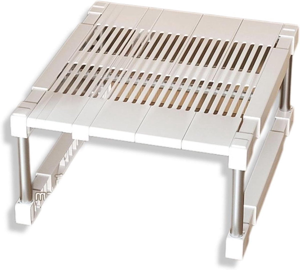 Kast plank - Opbergrek - Ruimte maximaliseren - Verstelbare breedte - 64-100 cm - Wit
