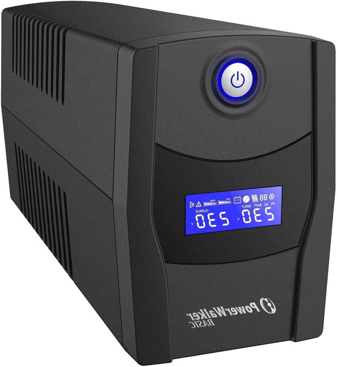 Niet-onderbreekbare voeding - Stroomvoorziening - Apparaten beschermen - Line-interactive technologie - 360 Watt - Zwart