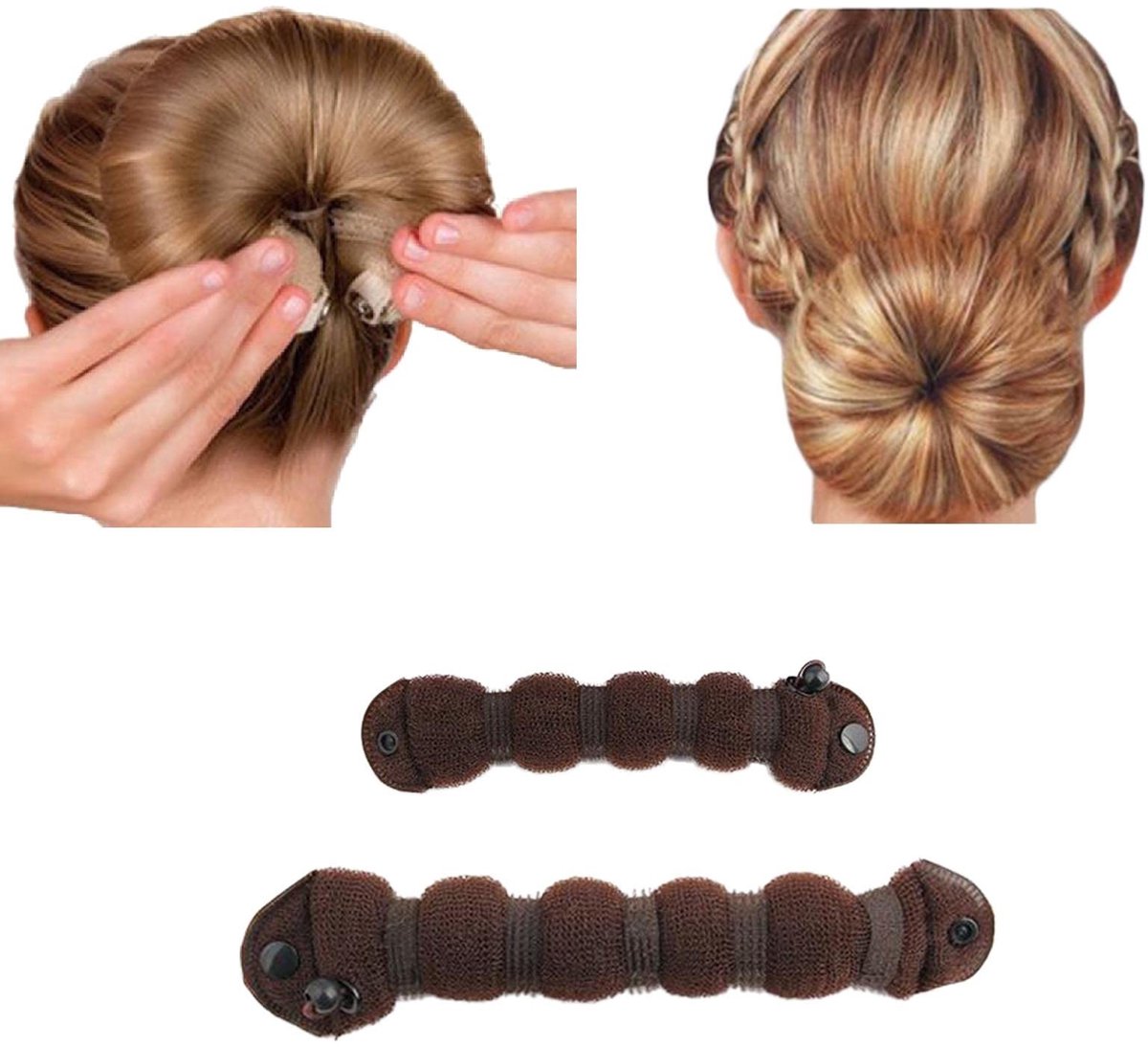 Dailygoods - Donut Haar Bun Maker Set voor Kapsel Styling