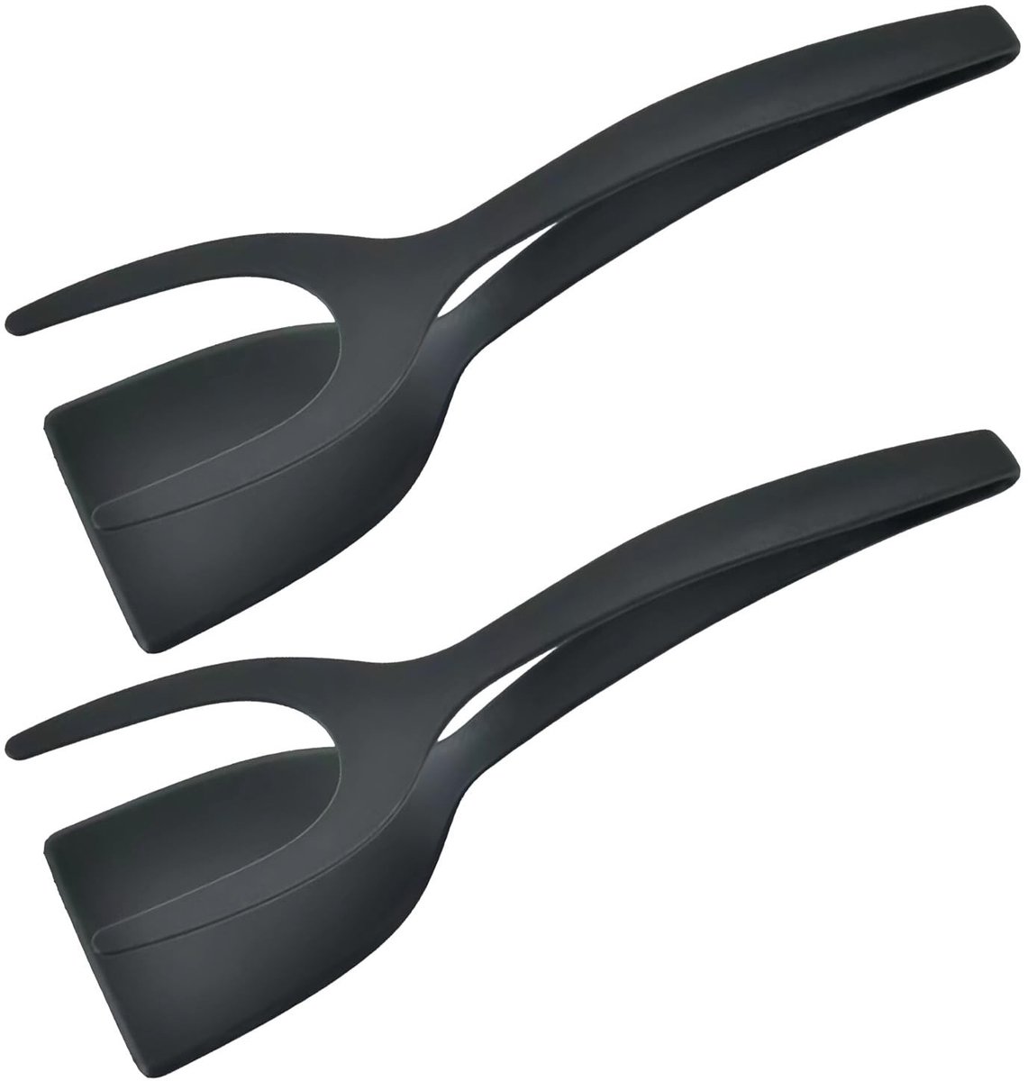 Dailygoods - 2-delige Omkeerbare Keukenspatel Set in Zwart